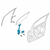 OEM 2022 Ford EcoSport Window Regulator Diagram - GN1Z-5823200-K