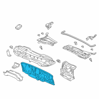 OEM 2003 Honda Pilot Dashboard (Lower) Diagram - 61500-S9V-A00ZZ