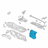 OEM Honda Pilot Insulator, Dashboard (Lower) Diagram - 74251-S9V-A02