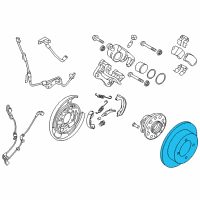 OEM 2016 Kia Cadenza Disc-Rear Brake Diagram - 584113K150