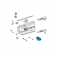 OEM 2007 Toyota Solara Window Switch Diagram - 84820-06052