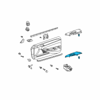 OEM 2007 Toyota Solara Armrest Base Diagram - 74232-AA080-B0