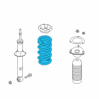 OEM 2020 Infiniti Q60 Front Spring Diagram - 54010-4GG0A