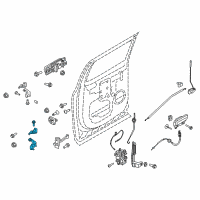 OEM 2020 Lincoln Navigator Lower Hinge Diagram - FL3Z-1626810-A