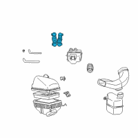 OEM Lexus Hose, Air Cleaner, NO.1 Diagram - 17881-20100