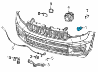 OEM 2021 Jeep Grand Cherokee L PARK ASSIST Diagram - 6PG85TZZAA