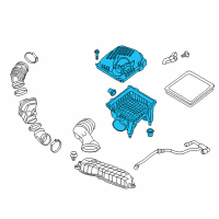 OEM 2017 Buick Envision Air Cleaner Assembly Diagram - 13381188