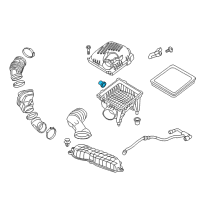 OEM 2020 Chevrolet Equinox Air Cleaner Assembly Insulator Diagram - 22933583