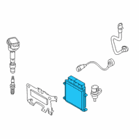 OEM 2020 Kia Forte Engine Ecm Control Module Diagram - 391712ECE0