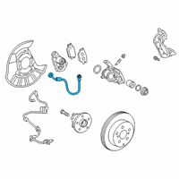 OEM 2019 Lexus ES350 Brake Hose Diagram - 9094702H69