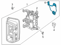 OEM 2022 Ford Bronco SOCKET ASY Diagram - M2DZ-13410-B