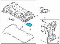OEM Hyundai Santa Cruz Gasket-Fuel Pump Diagram - 22442-2S000