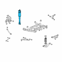 OEM Cadillac SRX Shock Diagram - 19302764