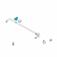 OEM 2010 Hyundai Genesis Coupe Bracket-Stabilizer Bar Diagram - 55514-3M100
