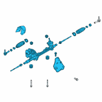 OEM 2011 Ford Explorer Gear Assembly Diagram - BB5Z-3504-K