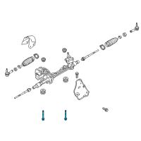 OEM Ford Flex Gear Assembly Mount Bolt Diagram - -W716182-S439