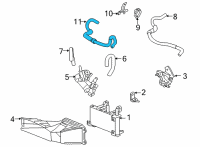 OEM 2021 Toyota Highlander Outlet Hose Diagram - 32942-0E200