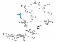 OEM 2022 Toyota Highlander Oil Hose Diagram - 32943-0E200