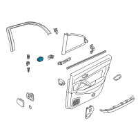 OEM 2006 Infiniti Q45 Rear Power Window Switch Assembly Diagram - 25421-AR201