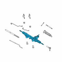 OEM Ford Explorer Sport Trac Gear Assembly Diagram - 5L2Z-3504-DRM