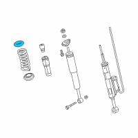 OEM Dodge Challenger INSULATOR-Spring Diagram - 5181933AA