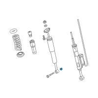 OEM 2000 Jeep Wrangler Nut-HEXAGON FLANGE Lock Diagram - 6512602AA