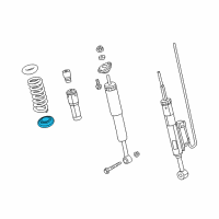 OEM 2006 Dodge Charger INSULATOR-Spring Diagram - 4895382AA