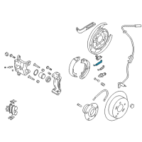 OEM Hyundai Spring-Shoe Return, Upper Diagram - 58268-2S000