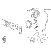 OEM 2010 Hyundai Tucson Adjuster Assembly, LH Diagram - 58253-1G300