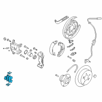 OEM 2014 Hyundai Tucson Rear Disc Brake Pad Kit Diagram - 58302-2SA10