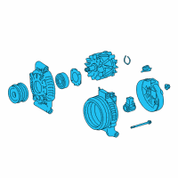 OEM 2018 Lexus LC500 Alternator Assembly With Regulator Diagram - 27060-38170