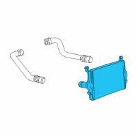 OEM 2000 Ford Excursion Intercooler Diagram - 2C3Z-6K775-AA