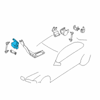 OEM 2000 BMW 750iL Level Sensor Diagram - 37-14-6-784-696