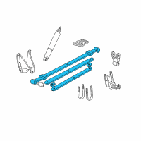 OEM 1999 Ford F-150 Leaf Spring Diagram - F65Z-5560-MA