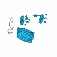 OEM 2008 Acura TL Module Assembly, Display (Sumitomo) Diagram - 39051-SEP-A22