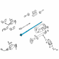 OEM 1999 Nissan Frontier Shaft Assy-Steering Column, Upper Diagram - 48820-3S500