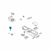 OEM Nissan Murano Switch Assy-Heat Seat Diagram - 25500-AX610