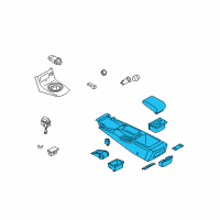 OEM Infiniti G35 Body - Console Diagram - 96911-AL800