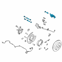 OEM 2012 Ford F-150 Caliper Diagram - CL3Z-2553-A