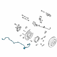 OEM Ford F-150 Rear Speed Sensor Diagram - BL3Z-2C190-B