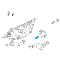 OEM 2013 Kia Rio Bulb Diagram - 1864760556L