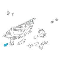 OEM Kia Bulb Diagram - 1864221007L