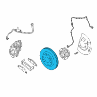 OEM 2003 Chevrolet SSR Rotor Diagram - 25826103