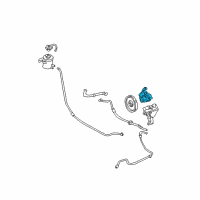 OEM Mercury Monterey Power Steering Pump Diagram - 5F2Z-3A674-AARM