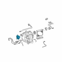 OEM Lexus ES300 Servo Sub-Assy, Damp Diagram - 87106-06130