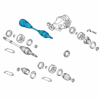 OEM 2002 Lexus IS300 Shaft Assy, Rear Drive, RH Diagram - 42330-30120