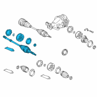 OEM Lexus IS300 Shaft Set, Rear Drive Diagram - 42370-39295