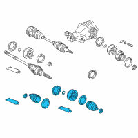 OEM Lexus IS300 Boot Kit, RR Drive S Diagram - 04429-30081