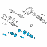 OEM 2002 Lexus IS300 Boot Kit, RR Drive S Diagram - 04429-30081