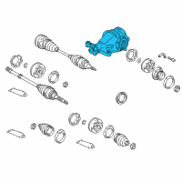 OEM Lexus Carrier Assy, Differential, Rear Diagram - 41110-53100